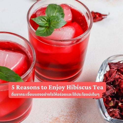 5 Reasons to Enjoy Hibiscus Tea ดื่มชากระเจี๊ยบแดงอย่างไรให้อร่อยและได้ประโยชน์เต็มๆ