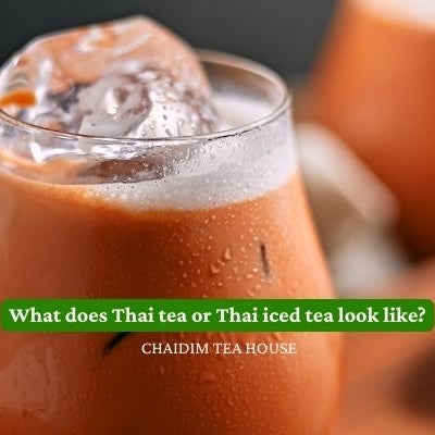 What does Thai tea or Thai iced tea look like?