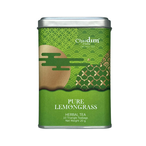 Chaidim Pure Lemongrass 10 Teabags ชายดิม ชาสมุนไพรตะไคร้ บรรจุ 10 ถุงชา