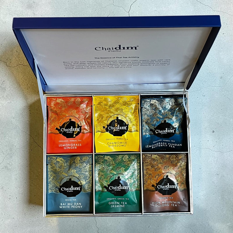 Chaidim Organic Tea – クリスマス＆新年ギフトセット – ティーバッグ20個入り