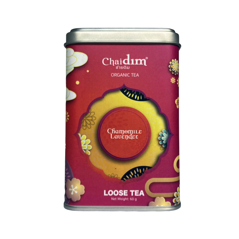 Chaidim Chamomile Lavender ชายดิม ชาสมุนไพร ดอกคาโมไมล์ ลาเวนเดอร์