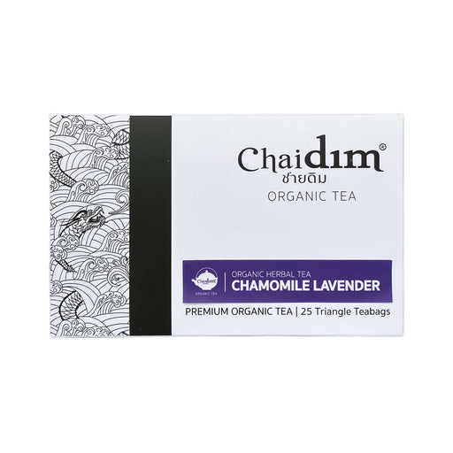 Chaidim Chamomile Lavender Herbal Tea 25 Teabags ชายดิม ชาสมุนไพร คาโมไมล์ ลาเวนเดอร์ 25 ถุงชา