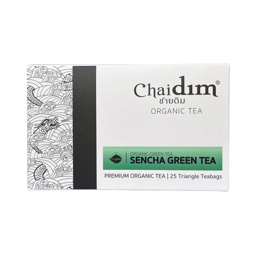Chaidim Sencha Green Tea 25 Teabags ชายดิม ชาเขียว เซ็นฉะ บรรจุ 25 ถุงชา