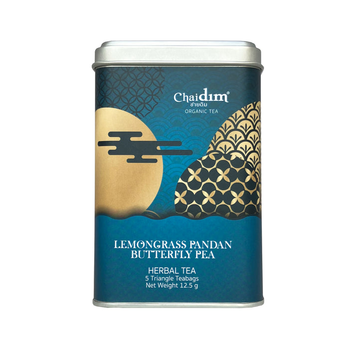 Chaidim DUO 10 Teabags Box Lemongrass Ginger Herbal Tea & Chaidim Lemongrass Pandan Butterfly Pea
