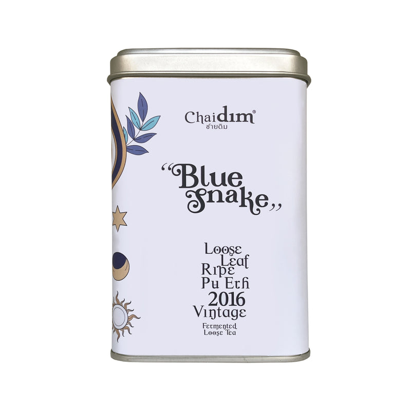 Chaidim Blue Snake - Loose Leaves Ripe Pu-erh Vintage 2016 ชาผูเอ๋อร์สุกวินเทจ ปี 2016| 100g