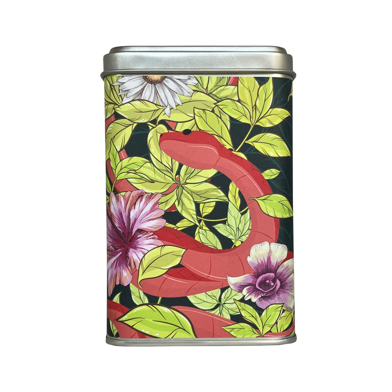 Chaidim 10 Teabags Surprise Box - Red Snake on Black  ชายดิม กล่องชา เซอร์ไพร์ส์ 10 ซอง กล่องดำ