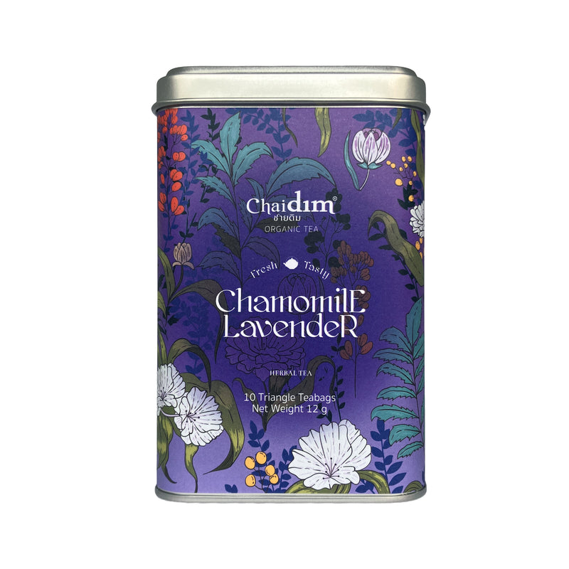 Chaidim Chamomile Lavender 10 Teabags ชายดิม ชาสมุนไพร คาโมไมล์ ลาเวนเดอร์ บรรจุ 10 ถุงชา | Seasonal Collection