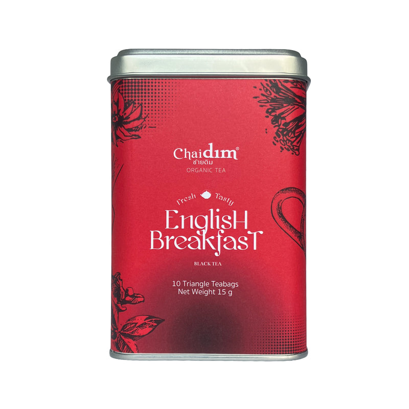 Chaidim English Breakfast Black Tea 10 Teabags ชายดิม ชาดำ อิงลิช เบรกฟาสต์ บรรจุ 10 ถุงชา | Seasonal Collection