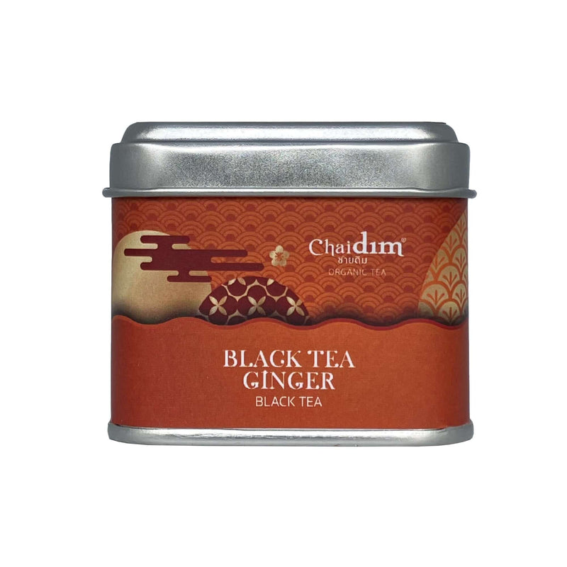 Chaidim Ginger & Black Tea 5 Teabags ชายดิม ชาออแกนิกส์ ชาดำ ขิง 5 ถุงชา