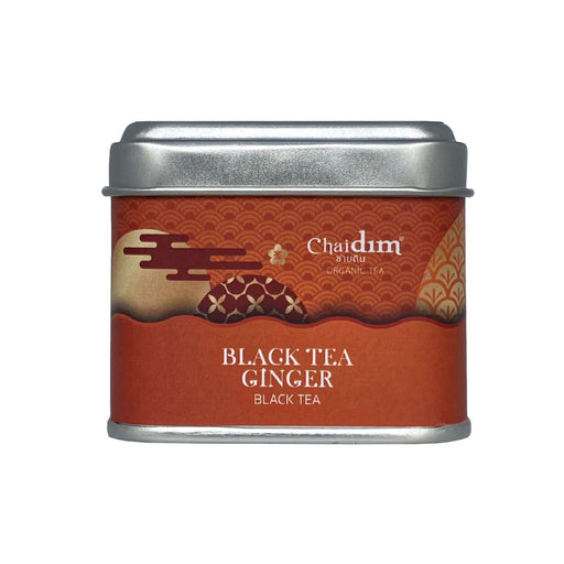 Chaidim Ginger & Black Tea 5 Teabags ชายดิม ชาออแกนิกส์ ชาดำ ขิง 5 ถุงชา