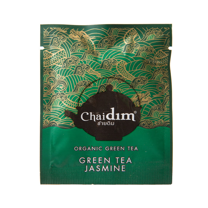 Chaidim Green Tea Jasmine ชายดิม ชาเขียว ดอกมะลิ บรรจุ