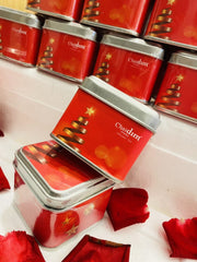 Small Christmas Box Black Tea Orange Cinnamon Ginger ชาดำ เปลือกส้ม อบเชย ขิง