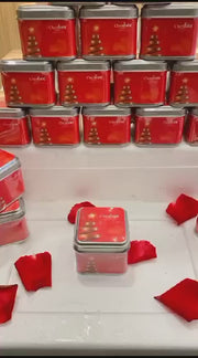 Small Christmas Box Black Tea Orange Cinnamon Ginger ชาดำ เปลือกส้ม อบเชย ขิง