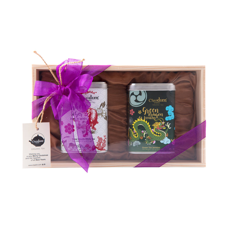 Chaidim Gift Set ชาอู่หลงสี่ฤดู, ชาขาว ซิลเวอร์นีดเดิล, ชาอู่หลง ไฮเมาน์เท่น