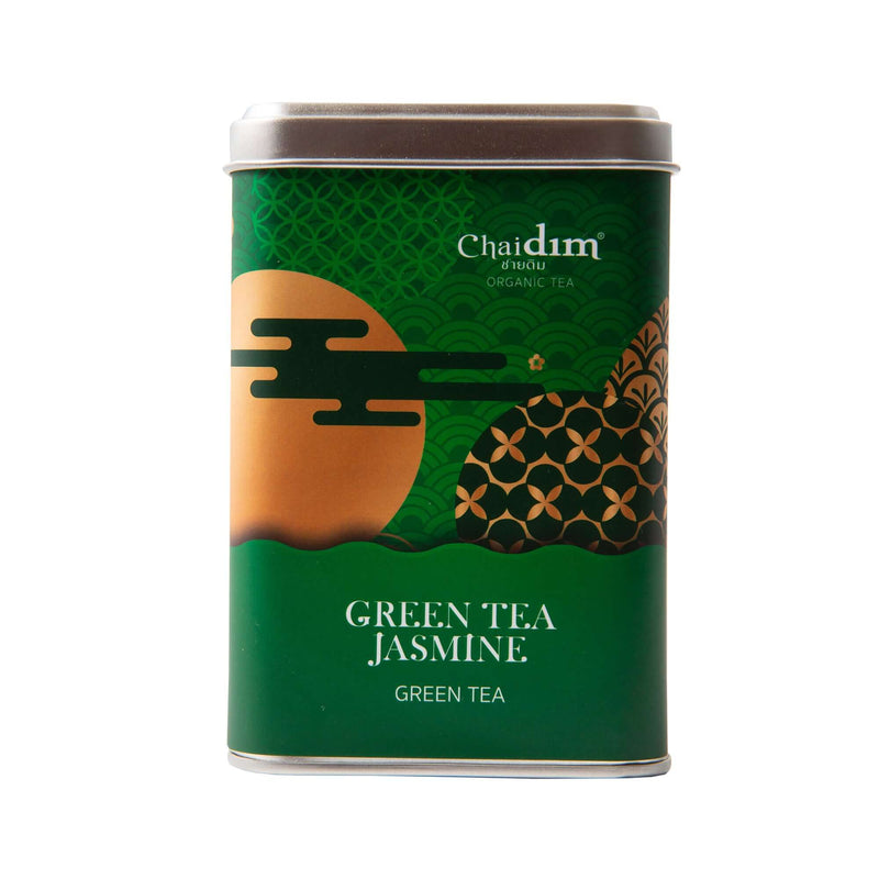 Chaidim Green Tea Jasmine 10 Teabags ชายดิม ชาเขียว ดอกมะลิ บรรจุ 10 ถุงชา