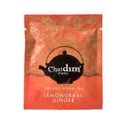 Chaidim Lemongrass Ginger Herbal Tea 25 Teabags ชายดิม ชาสมุนไพรตะไคร้ขิง บรรจุ 25 ถุงชา