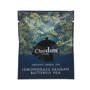 Chaidim Lemongrass Pandan Butterfly Pea 10 Teabags ชายดิม ชาสมุนไพรตะไคร้ ใ้บเตย ดอกอัญชัญ บรรจุ 10 ถุงชา