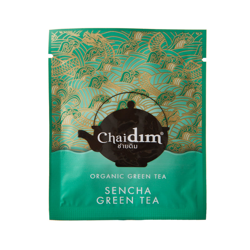 Chaidim Sencha Green Tea 25 Teabags ชายดิม ชาเขียว เซ็นฉะ บรรจุ 25 ถุงชา