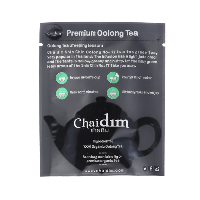 Chaidim Shin Chin No.17 Oolong Tea ชายดิม ชาอู่หลง ก้านอ่อน เบอร์ 17 (Wholesale Teabags)