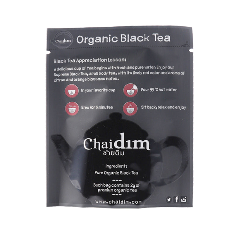  Chaidim Supreme Black Tea 10 Teabags ชายดิม ชาดำ สุพรีม บรรจุ 10 ถุงชา