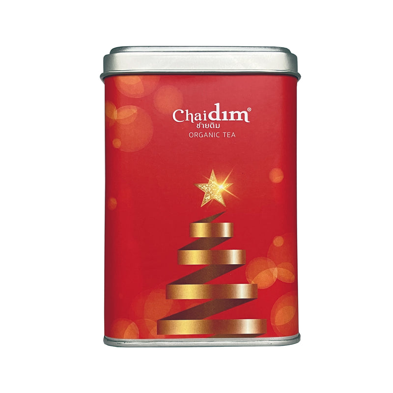 Large Christmas Box Black Tea Orange Cinnamon Ginger ชายดิม คริสมาสต์: ชาดำ เปลือกส้ม อบเชย ขิง