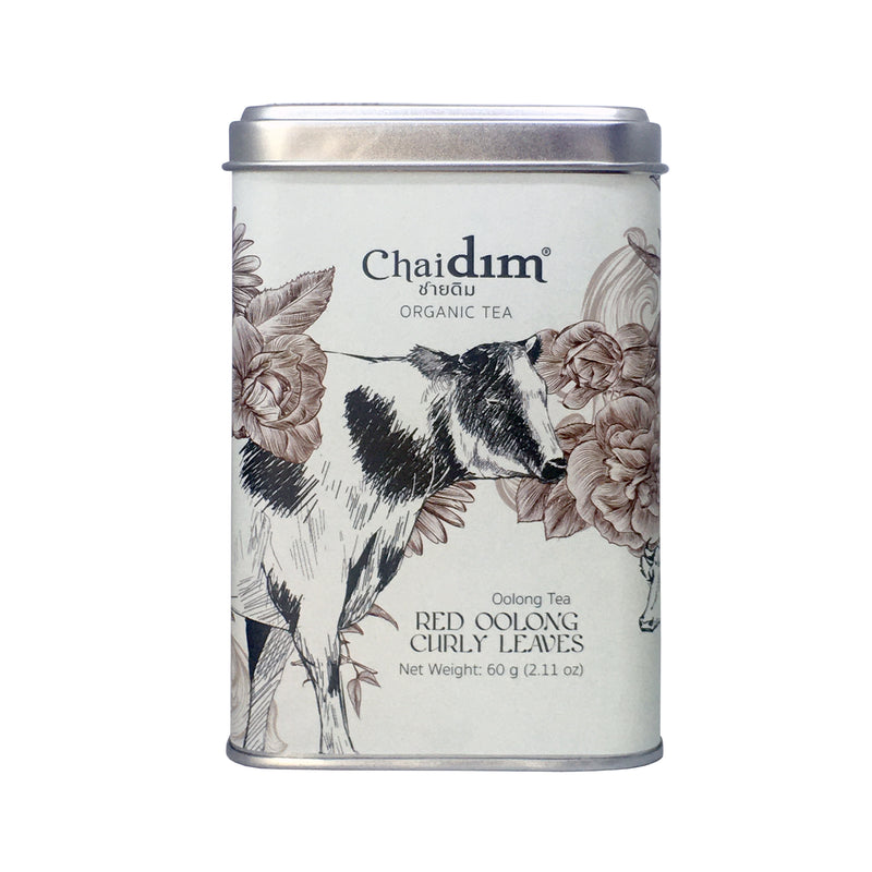 Red Oolong Curly Leaves Loose Tea ชาอู่หลงแดง ใบชา