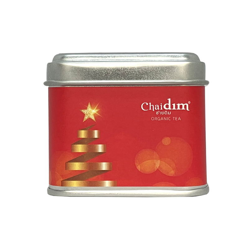 Small Christmas Box Black Tea Orange Cinnamon Ginger ชาดำ เปลือกส้ม อบเชย ขิง