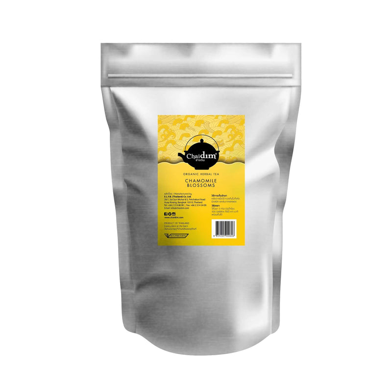 Chaidim Chamomile Blossoms ชายดิม ชาสมุนไพร ดอกคาโมไมล์ (Loose Tea 250 g Pack)
