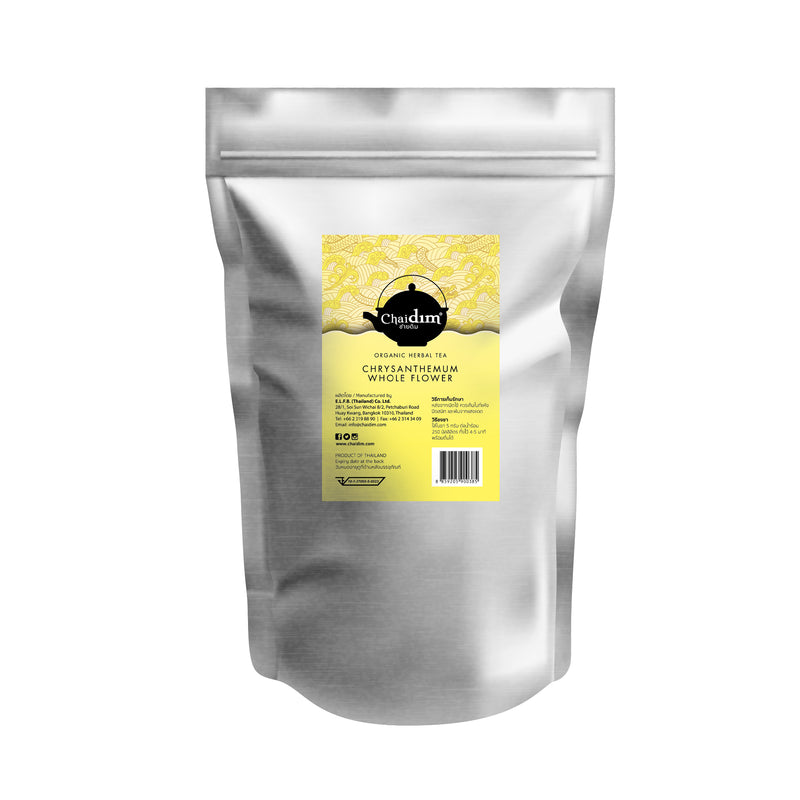 Chrysanthemum Whole Flower ดอกเก๊กฮวย (Loose Tea 250 g Pack)
