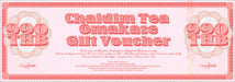 Chaidim Tea Omakase Gift Voucher - ฿990 - Gift Voucher ชายดิม ชาโอมากาเสะ ราคา 990 บาท
