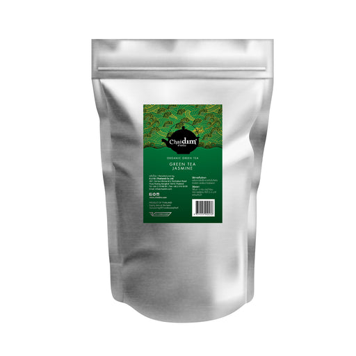  Chaidim Green Tea Jasmine Loose Tea ชายดิม ชาเขียว ดอกมะลิ (Loose Tea 250 g Pack)